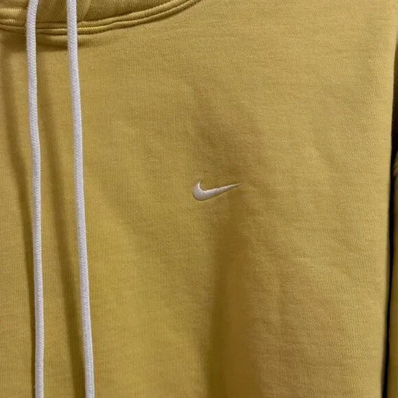 Nike Men's Yellow Hoodie - Picture 5 of 6